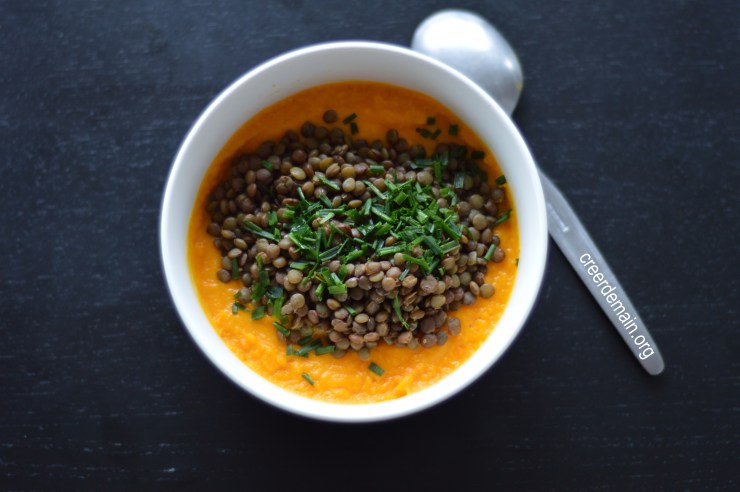 veloute-de-potimarron-lentilles